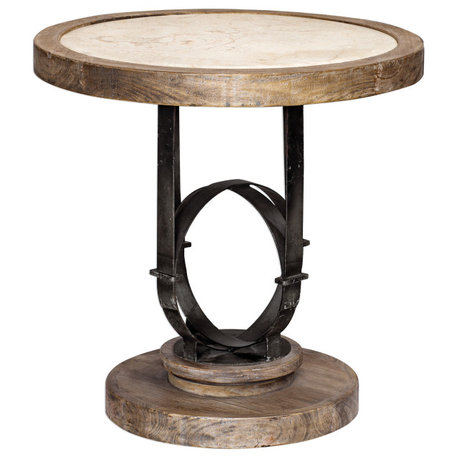 Uttermost 25841 Sydney Light Oak Side Table