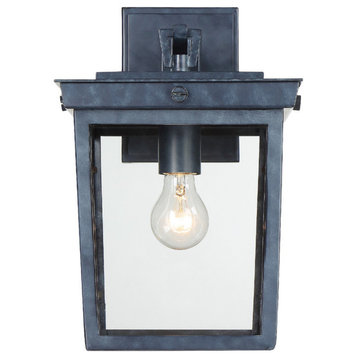 Crystorama Belmont 1-Light Outdoor Wall Mount BEL-A8062-GE, Graphite