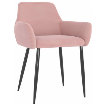 Vidaxl Dining Chairs 2-Piece Pink Velvet