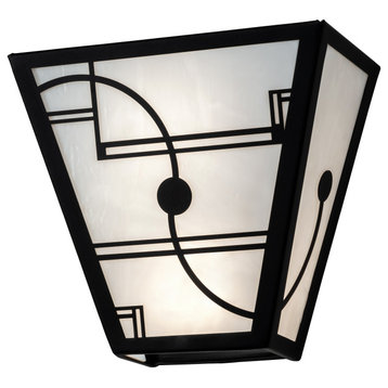13 Wide Revival Deco Wall Sconce