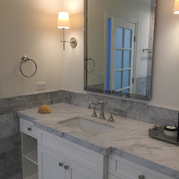Complete master bathroom remodeling in Pacific Palisades.