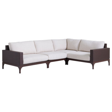 Abaco Outdoor All Weather Wicker Sectional by Tommy Bahama