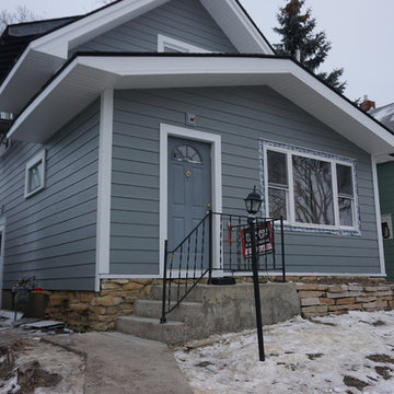 James Hardie "Gray Slate" Siding in Minneapolis, Minnesota