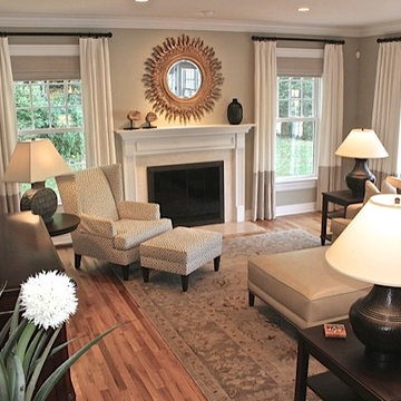 Serenely Elegant Family Room