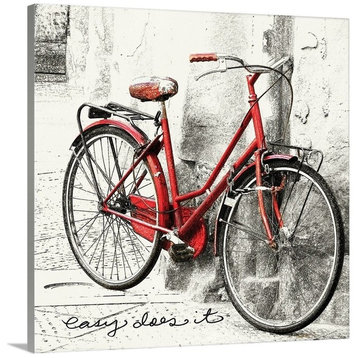 "Easy Does It" Wrapped Canvas Art Print, 12"x12"x1.5"