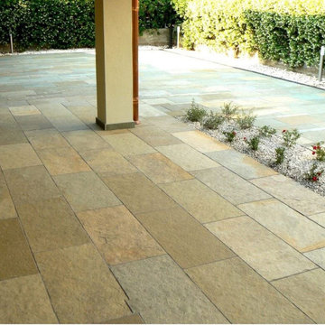 Kota Brown Limestone Patio & Landscaping Project – Designed & Supplied by Parash