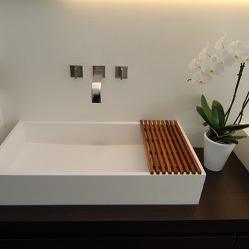 Bad mit freistehender Wanne