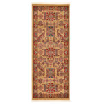 Unique Loom - Unique Loom Beige Narseh Sahand 2' 7 x 6' 7 Runner Rug - Our Sahand Collection brings the authentic feel of Persia into your home. Not only are these rugs unique, they can also be used in a variety of decorative ways. This collection graciously blends Persian and European designs with today's trends. The mixture of bright and subtle colors, along with the complexity of the vivacious patterns, will highlight any area in your house.