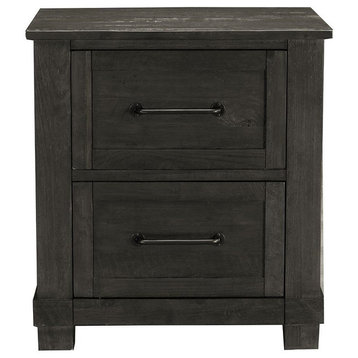A-America Furniture Sun Valley Nightstand, Charcoal SUVCL5750
