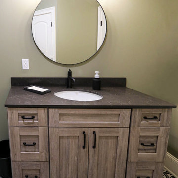 Basement Remodel with Kitchen, Theater Room, Popcorn Snack Bar and Bathroom