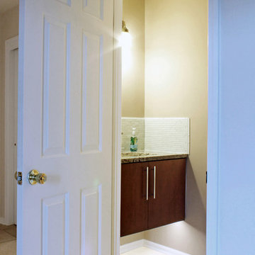 Modern Home - Mudroom, Family Area, & Vanity