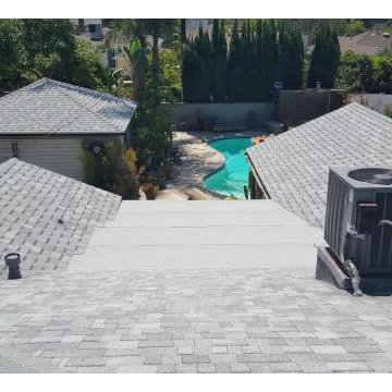Before and After- Sierra Gray Cool Roof