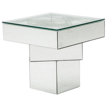 Montreal Geometric Square End Table