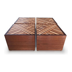 Houston 4 Piece Coffee Table Set - Coffee Table Sets