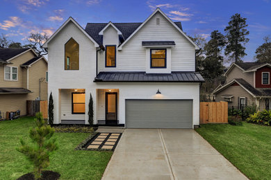 Trendy exterior home photo in Houston