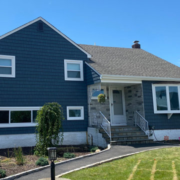 Massapequa Siding - Midnight Blue & Mission Point | Alpha Windows & Siding