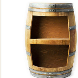 Half Barrel Bookshelf - Products
