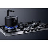 Summit GCJ5SS 30'' 5-Burner Gas Cooktop In Stainless Steel
