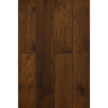 Hickory Spice Brown 1/2"x5" Random Length Hardwood Flooring, 26.24 Sqft/Box
