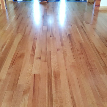 Rift and Quartered Red Oak Flooring - Duraseal Nuetral Stain