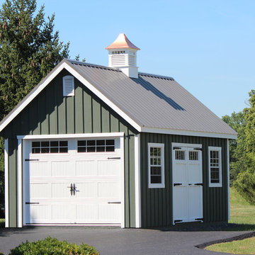 12'x20' Pine Board & Batten New England Barn