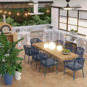 Modern Bright Patio Design