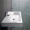 Beautiful Ceramic Wall Mounted, Vessel, or Self Rimming Sink, Three Faucet Holes