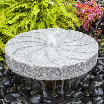 Mill Stone Swirl Style Granite Fountain Kit