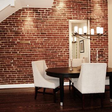 Exposed Brick Dining Room
