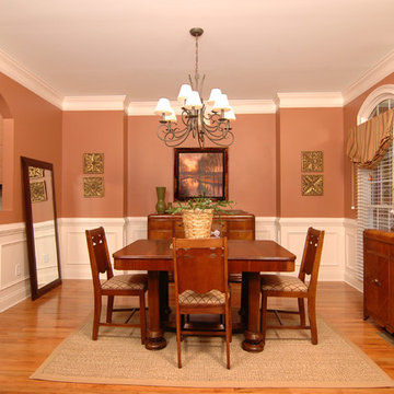 St. Louis New Home Interior Design: Dining Room