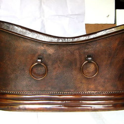 Copper  hammered Bathtub - Baths
