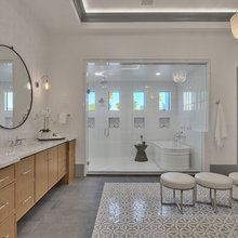 Brown Master Bath