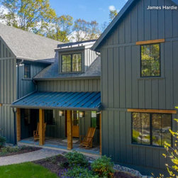 Hardie Panel Vertical Siding (with Hardie Trim Batten) Boston - Siding And Stone Veneer
