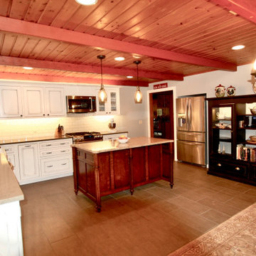 White and Cherry Kitchen