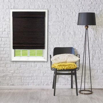 Radiance Bamboo Privacy Weave Espresso Blinds
