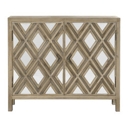 Uttermost - Uttermost Tahira Mirrored Accent Cabinet - Accent Chests And Cabinets