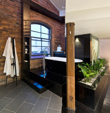 Industrial Bathroom by TONIC Design
