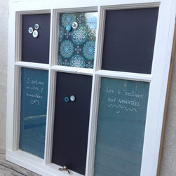 Vintage windows organization boards - Bulletin Boards And Chalkboards