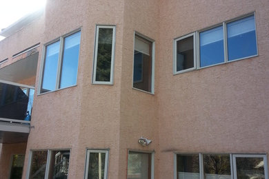 Trendy exterior home photo in Calgary