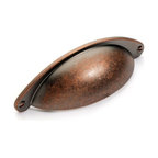 Shaker Style Cabinet Pull, Antique Copper