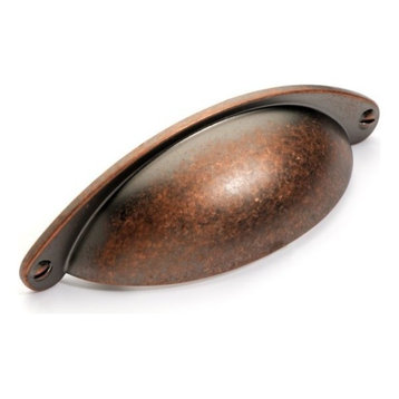 Shaker Style Cabinet Pull, Antique Copper