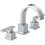 Delta - Delta Vero Two Handle Widespread Bathroom Faucet, Chrome, 3553LF - You can install with confidence, knowing that Delta faucets are backed by our Lifetime Limited Warranty. Delta WaterSense labeled faucets, showers and toilets use at least 20% less water than the industry standard saving you money without compromising performance.