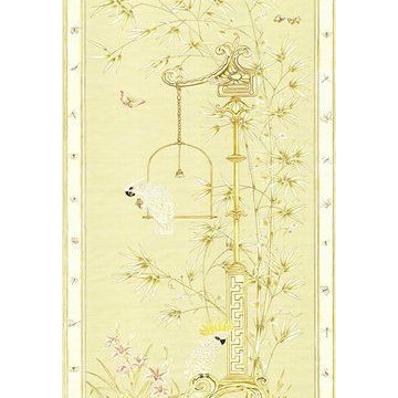 Oriental silk wallpaper in China-Details
