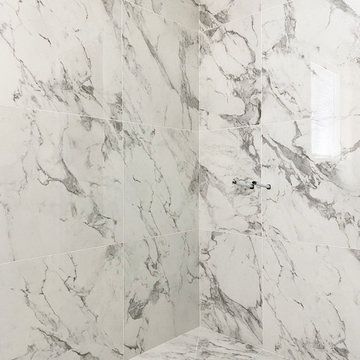 Barrier-Free (Curbless) 24×24 Porcelain Tile Wedi Shower 2