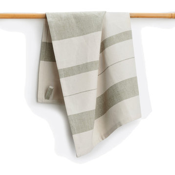 Sage Handwoven Cotton Kitchen Towel