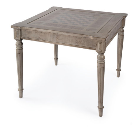 Vincent Multi-Game Card Table, Gray