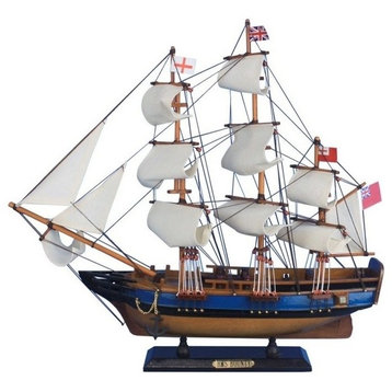HMS Bounty Decorative Tall Model Wooden Ship, 20"