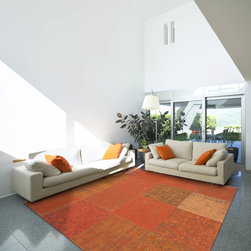 Vintage Rugs Multi 8010 in Orange - Rugs