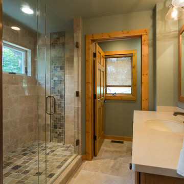 Rustic Modern Lake Retreat - Kitchen & Bath