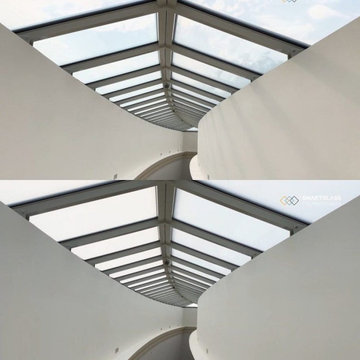 Overhead Glass Privacy – SGT Portfolio Example